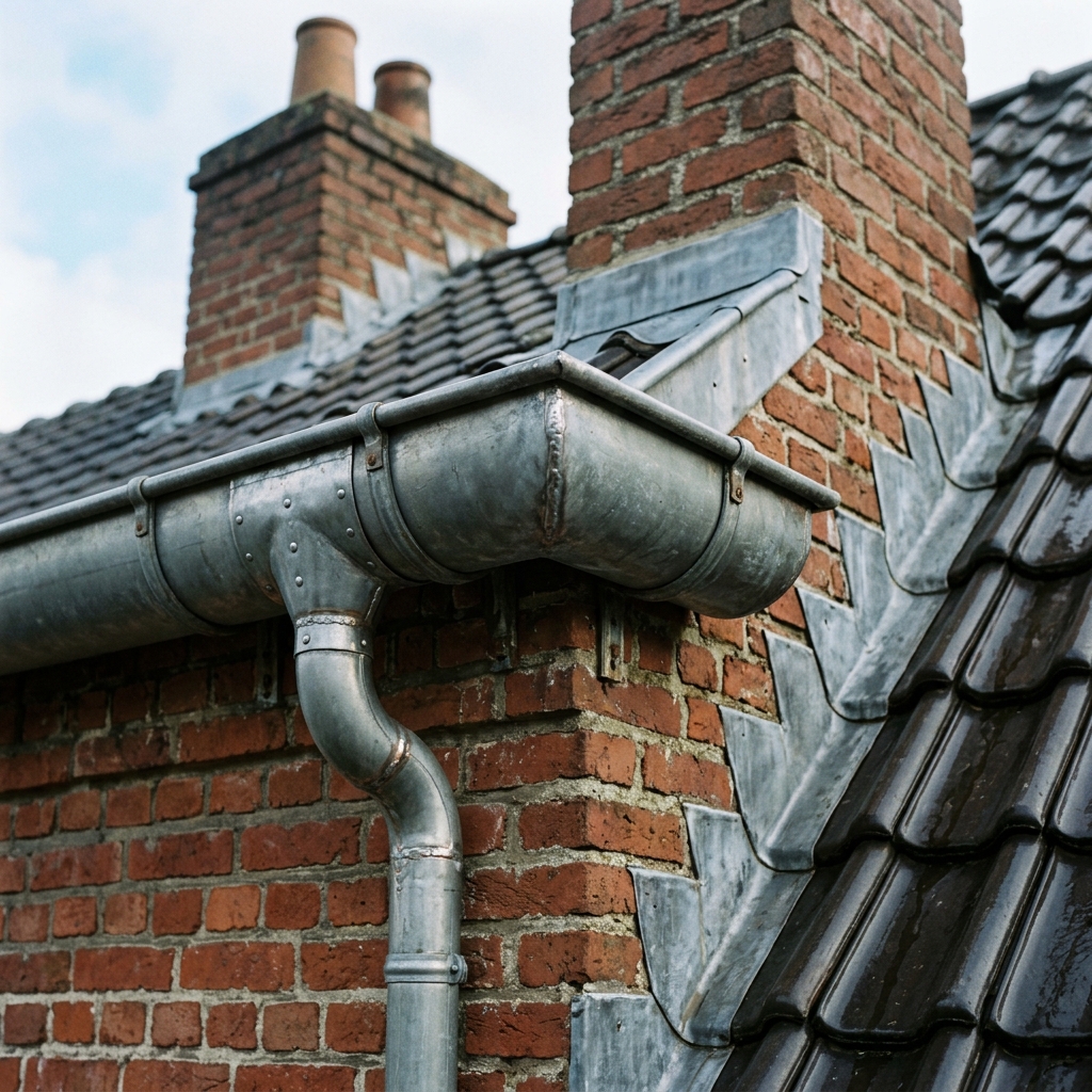 Zinguerie de toiture — chéneaux et gouttières en zinc